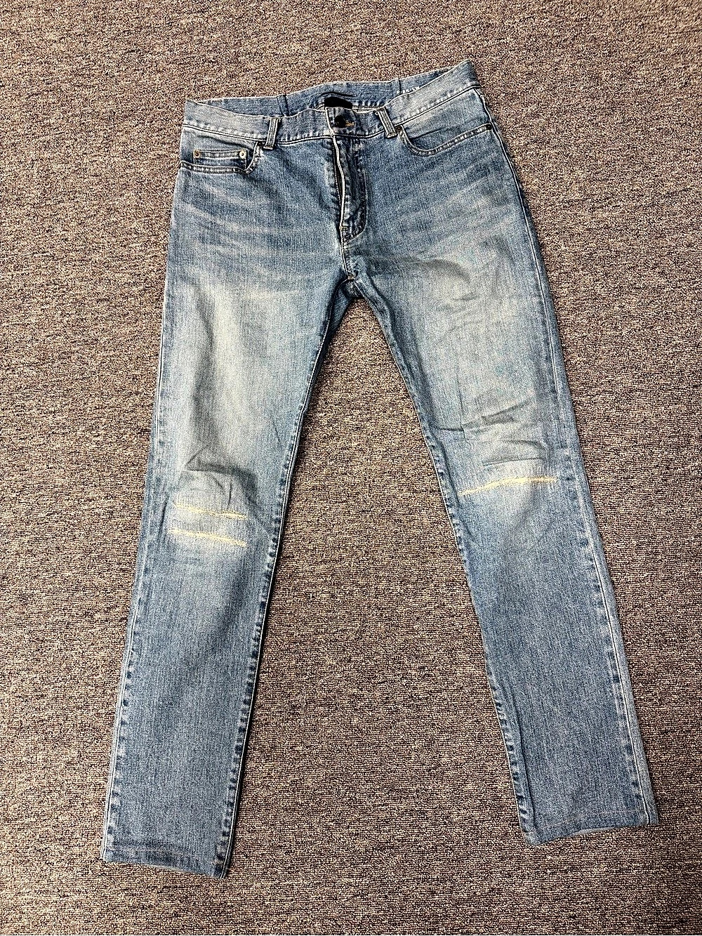 Saint-Laurent Men's Slim Jeans Waist 34 Blue